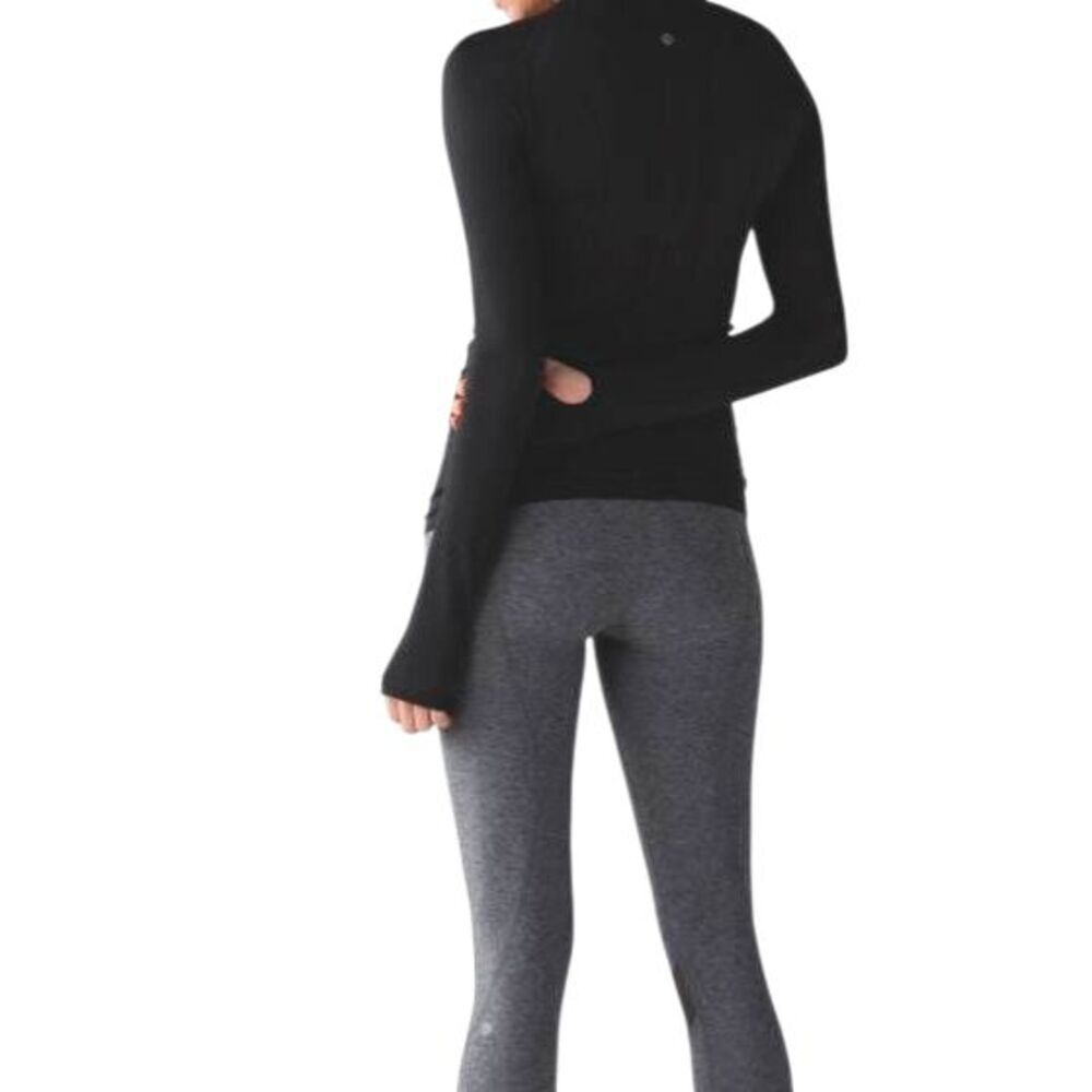 lululemon athletica Black Long Sleeve Performance Top